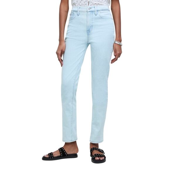 Madewell Light Wash High Waisted The Perfect Vintage Jeans Size 28T - Picture 1 of 13